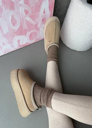Угги угг угі агг платформа ugg tazz platform mustard seed 2