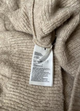 Шерстяний оверсайз светр h&m 4