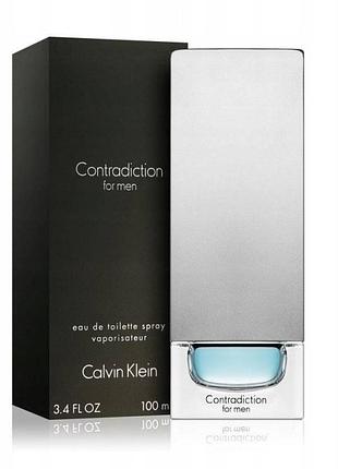 Туалетна вода calvin klein contradiction men 100 мл чоловіча edt