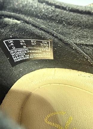 Оригинальные кожаные кроссовки clarks 2