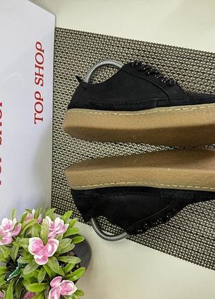 Оригинальные кожаные кроссовки clarks 6