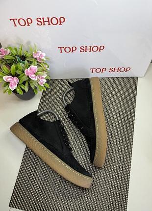 Оригинальные кожаные кроссовки clarks 7