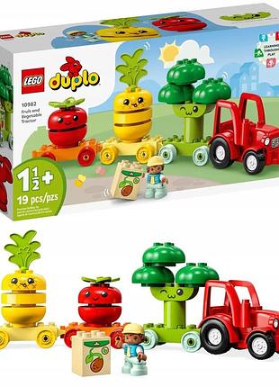 Lego duplo 10982 трактор з овочами та фруктами