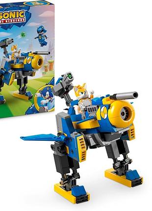 Lego sonic the hedgehog циклон проти метал соника іграшка для дитини з мехом мініфігурками та смарагдом хаосу подарунок для