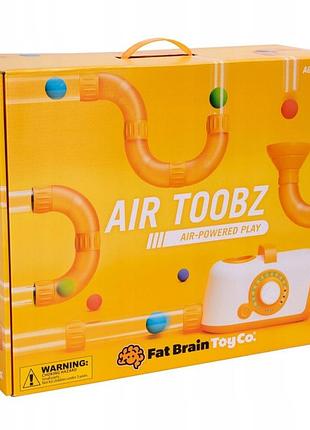 Іграшка від fat brain toy дмухалка для м'ячиків air toobz мега набір еду 3+