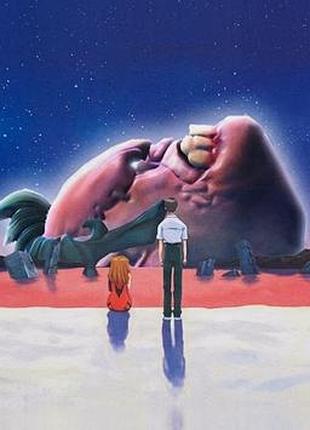 Килимок для миші  авторським принтом evangelion x dota 2
