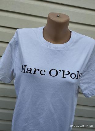 Футболка жіноча marc o'polo біла з написом