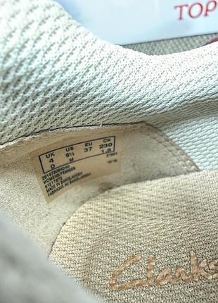 Оригинальные кожаные кроссовки clarks 3