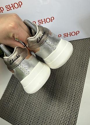 Оригинальные кожаные кроссовки clarks 5