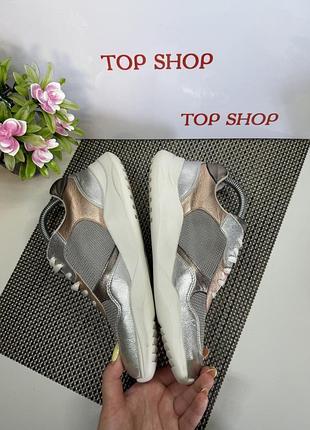 Оригинальные кожаные кроссовки clarks 6