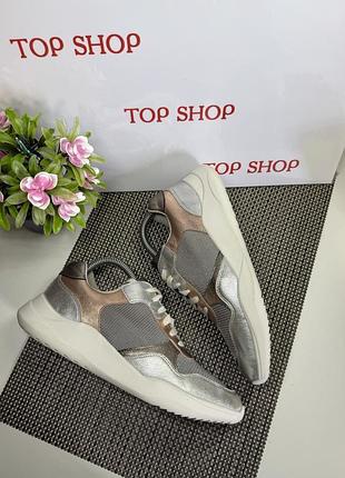 Оригинальные кожаные кроссовки clarks 7