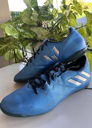 Кросівки чоловічі adidas messi сині