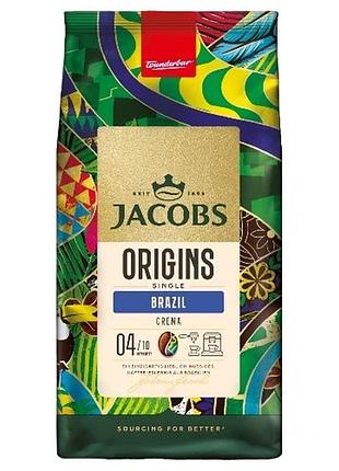 Jacobs 1kg barista brazil crema кава в зернах