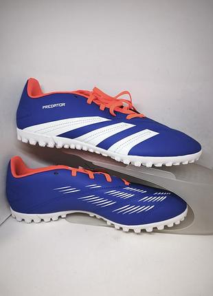 Бутси футбольні сороконіжки adidas predator club turf performance if6399 оригінал, нові, у коробці