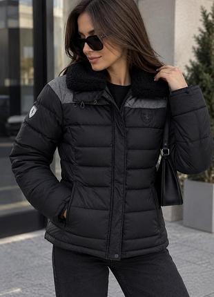 Оригінальний жіночий пуховик puma x scuderia ferrari down jacket (розмір m)