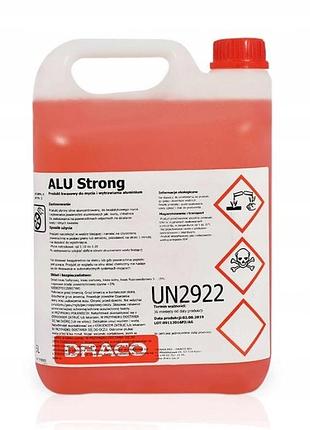 Draco alu strong 5л концентрована кислота для чищення дисків та алюмінію