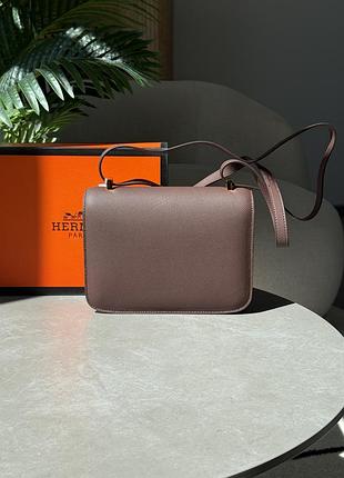 Сумка constance 23 epsom calf brown/gold 3