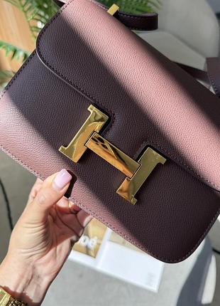 Сумка constance 23 epsom calf brown/gold 5