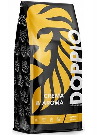 Кава в зернах blue orca coffee doppio crema e aroma 1000 г