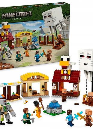 Lego 21273 minecraft атака повітряного гаста на село