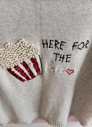 Свитер с принтом bershka 3