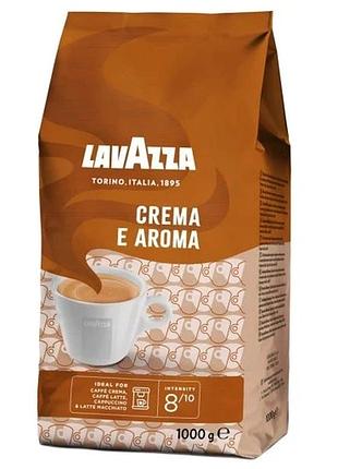 Зернова кава мікс lavazza crema e aroma 1000 г