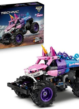 Lego technic 42220 monster jam sparkle smash з механізмом на відведення 42220
