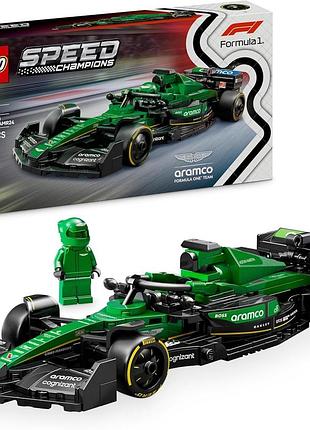 Lego speed champions болід f1 aston martin aramco amr24 іграшка для дітей модель гоночного автомобіля з фігуркою водія 77245