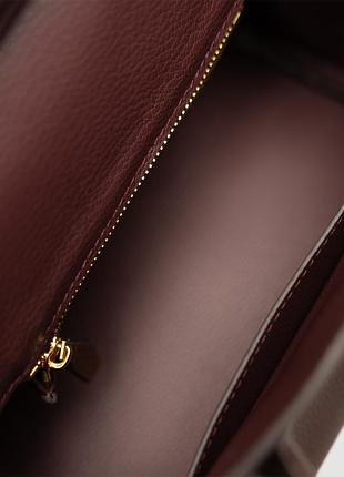 Сумка birkin 20 brown/gold 10