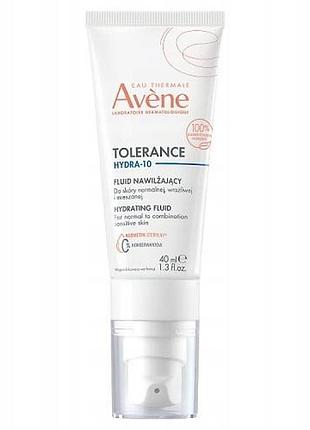 Avene tolerance hydra-10 зволожуючий флюїд для нормальної шкіри 40мл
