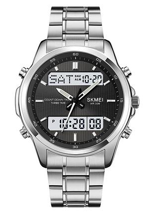 Мужские часы skmei 2049siwt silver-white