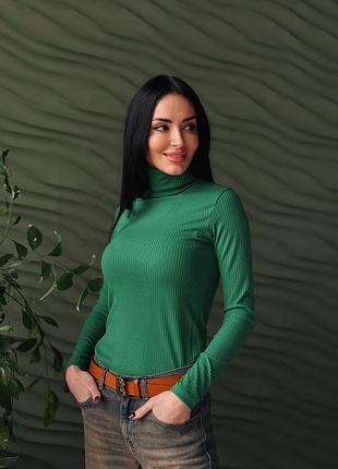 Женский гольф в рубчик 7