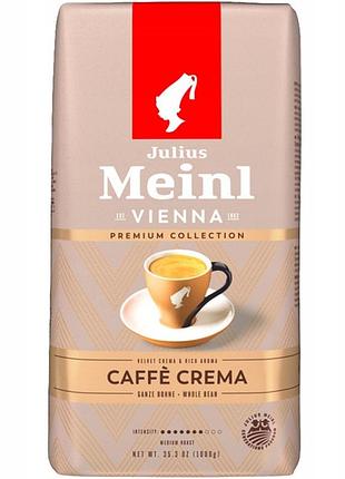 Зернова кава julius meinl premium caffe crema 1kg | top arabica і robusta