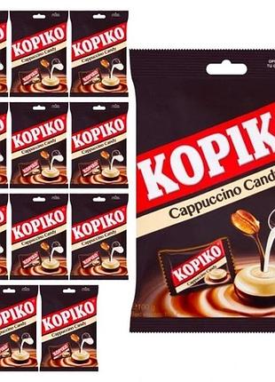 Набір 12 штук kopiko cappuccino кавові цукерки 100 г х 12 штук