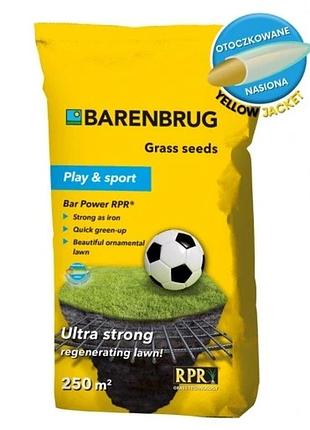 Універсальна спортивна трава barenbrug rpr lawn обсипана 5кг barenbrug