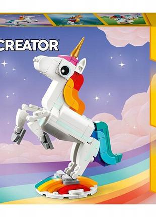 Набір з 2 штук конструктор lego creator 3 в 1 31140 магічний єдиноріг