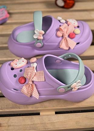 Кроксы miu purple пп7779 5