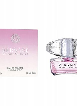 Туалетна вода versace bright crystal для жінок 50 мл