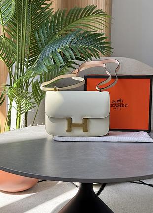 Сумка constance 23 epsom calf cream/gold