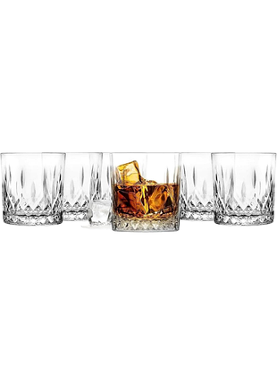 Набір склянок glasmark krosno 1992 0,28 л для віскі коктейлів напоїв води соку 6 шт. по 280 мл