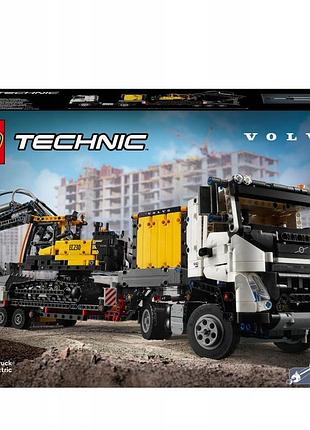 Lego technic вантажівка volvo fmx і екскаватор ec230 electric 42175