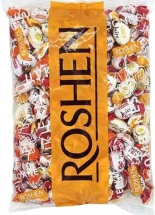 Набір 4 штуки 4 штуки цукерки roshen "juice mix" 1кг