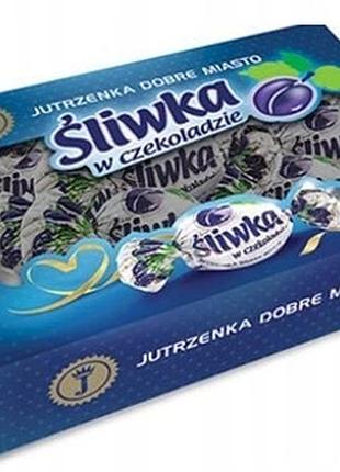 Набір з 3 штук цукерки jutrzenka śliwka w czekoladzie 1 кг