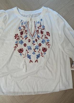 Блуза принт вишиванка р.4xl 6