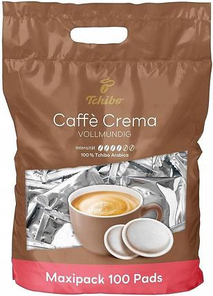Tchibo caffe crema vollmundig кава в падах 100 шт. імпорт з німеччини