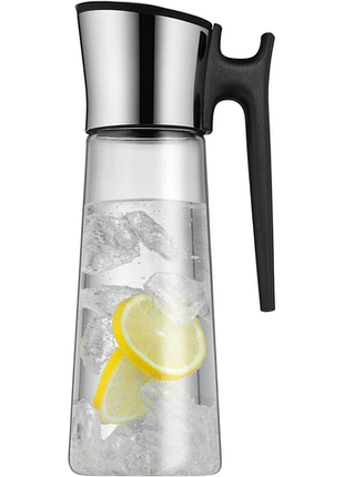 Karafka для води чорний/сріблястий 1,5 л