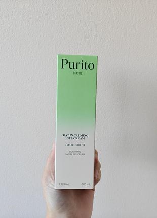 Крем для обличчя purito oat-in calming gel cream 100 мл