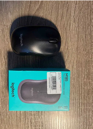 Мишка logitech m185 бездротова