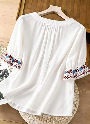Блуза принт вишиванка р.4xl 4