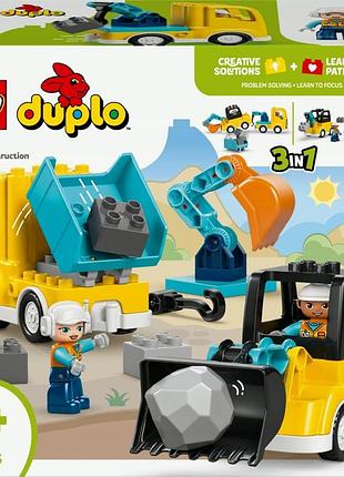 Конструктор lego duplo maszyny budowlane 3 w 1 10475